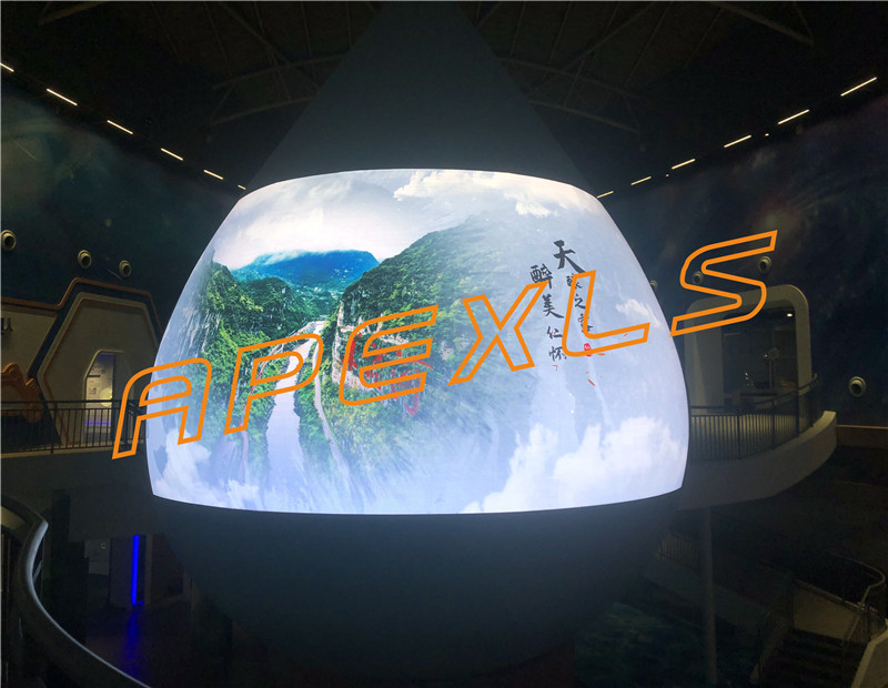 貴州懷仁科技館P4創意LED水滴屏