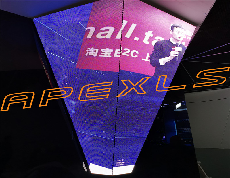 P4MM戶內全彩三面LED顯示屏