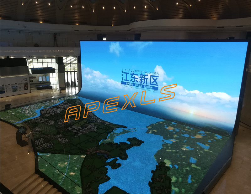海口P2.5MM創意戶內LED地磚屏