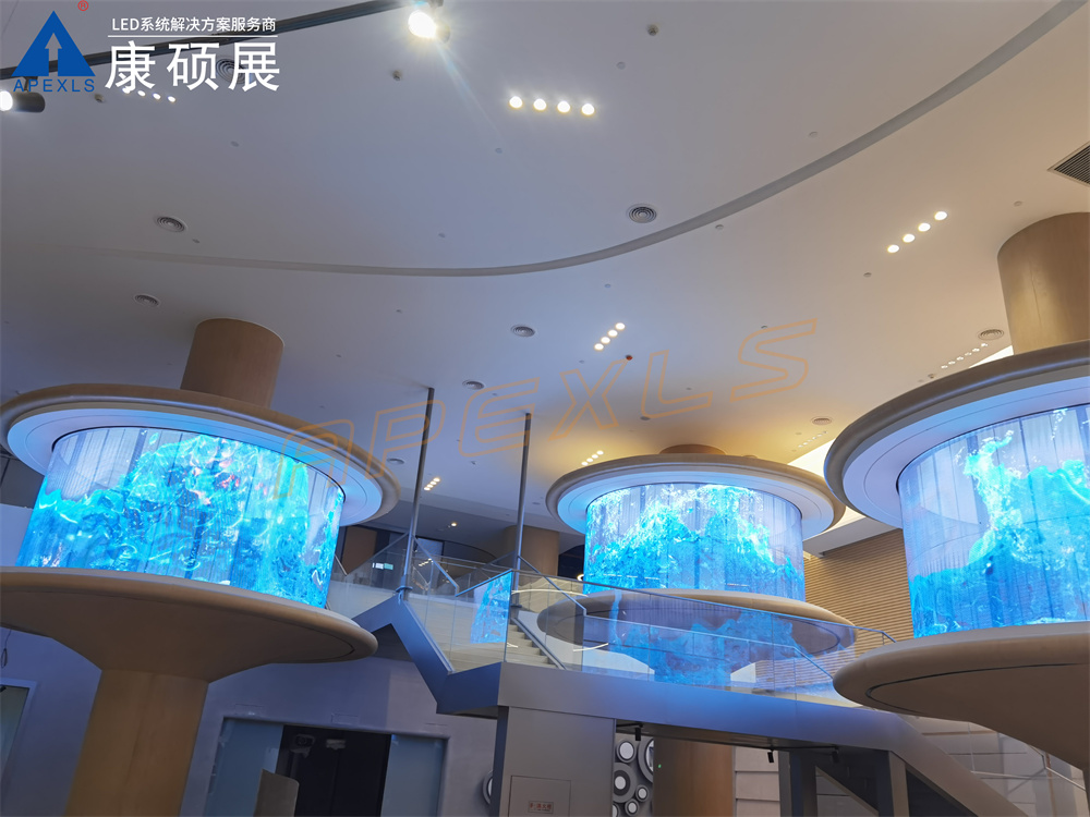 深圳龍華匯川技術總部大樓創意顯示屏項目