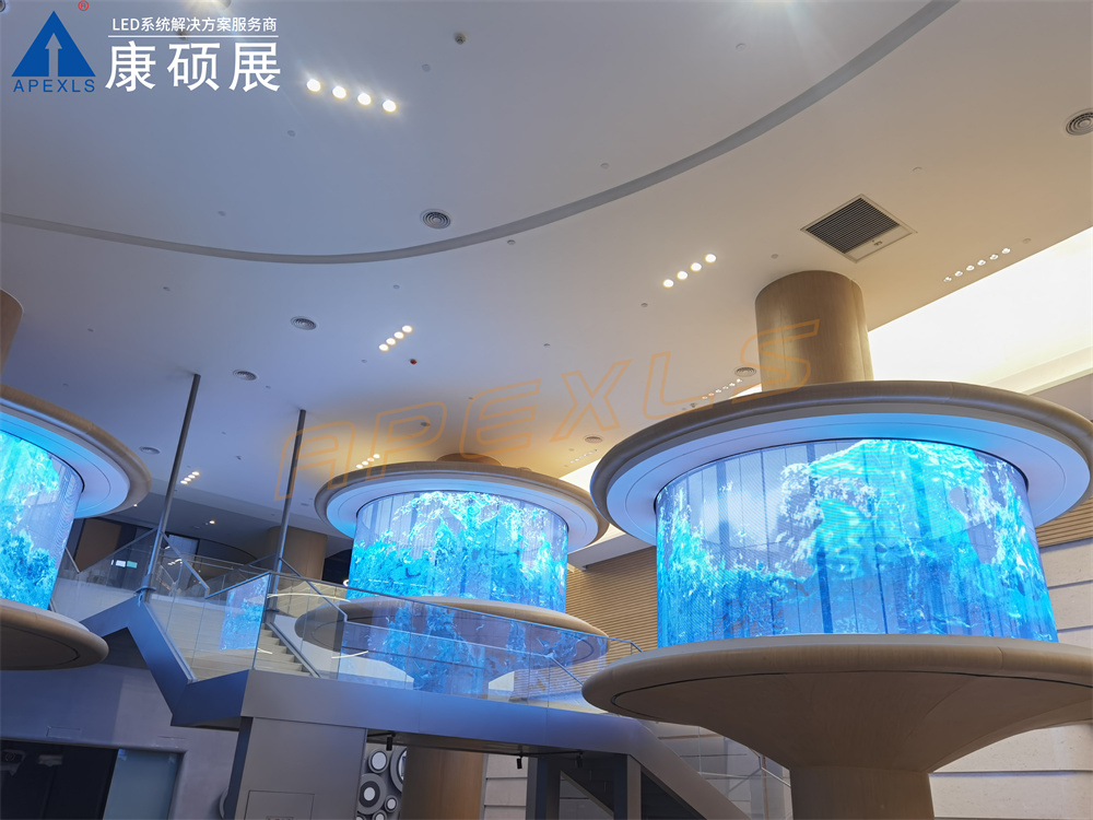 深圳龍華匯川技術總部大樓創意顯示屏項目