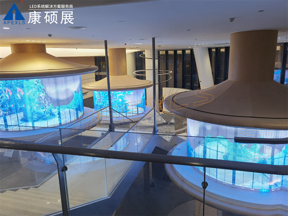 深圳龍華匯川技術總部大樓創意顯示屏項目