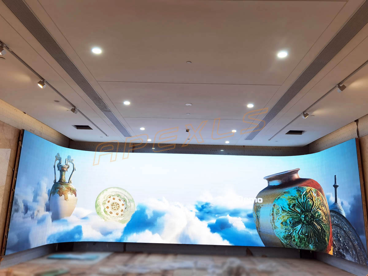 廣州文化館新館翰墨園LED小間距屏